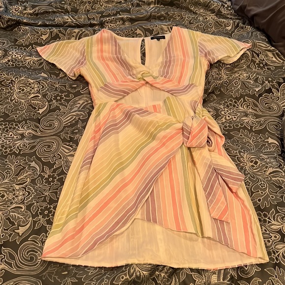 Evelyn Dress in Pastel Multi - Picture 4 of 7